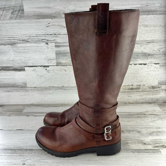 boc Shoes Boc Whiskey Brown Leather Riding Boots 9 Poshmark
